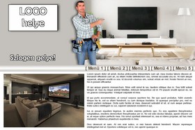 TV szerviz tematikj webdesign minta
