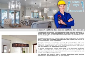 Villanyszerels tematikj webdesign minta 