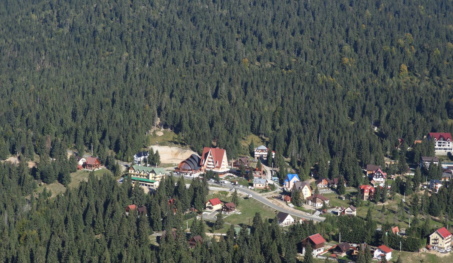 A Vertop üdülőfalu nyugati része