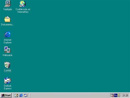 Klasszikus Windows98-as asztal