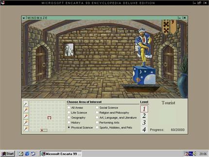 Encarta Encyclopedia - Labirintus játék