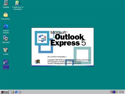 Indul az Outlook Express 5