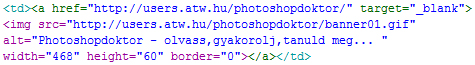 photoshopdoktor weboldal banner hivatkozs
