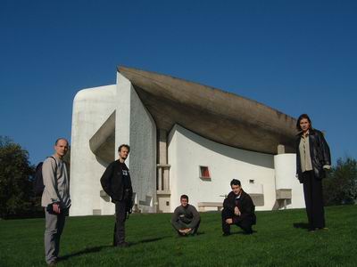 Ronchamp, zar�ndok k�polna, Le Corbusier