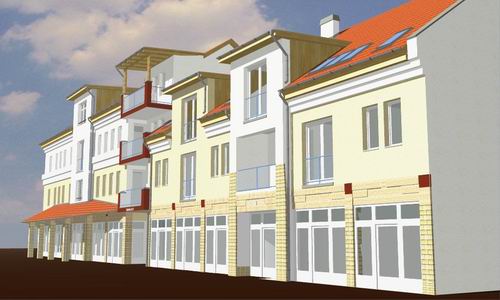 tervezett Mizsei utcai n�zet