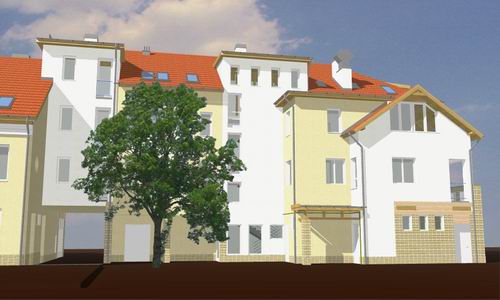 tervezett h�ts� (r�gi V�rosh�za fel�li) n�zet