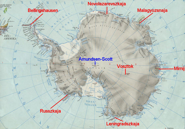 Kutatllomsok az Antarktiszon