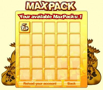 maxpack beváltás után