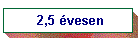 2,5 �vesen