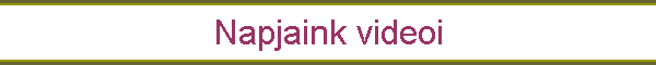 Napjaink videoi