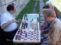 Szimultán a Barcza Gedeon Sakk Clubban