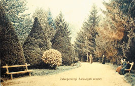 A helybeliek kedvenc pihenparkja volt.