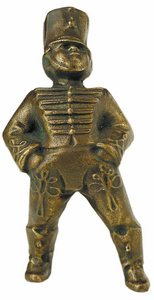 Huszr (kis magyaros figurk) Bronz Szobor, Kisplasztika - Frfi figurk