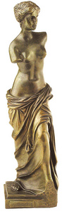 Bronz szobor kisplasztika: ni figurk Afrodit