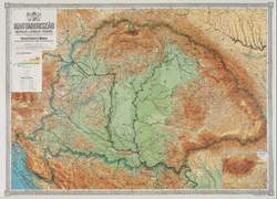 Magyarország Helyrajzi és Vízrajzi térképe 