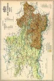 Antik régi térkép másolatok 64 vármegye térképe