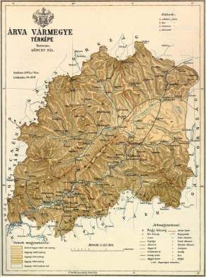 Antik rgi rva vrmegye trkp reprint 