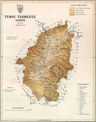 Antik rgi Turc vrmegye trkp reprint mrete