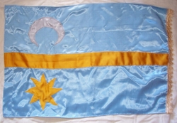 Történelmi zászló ú j Székely zászló félselyem több méretben 