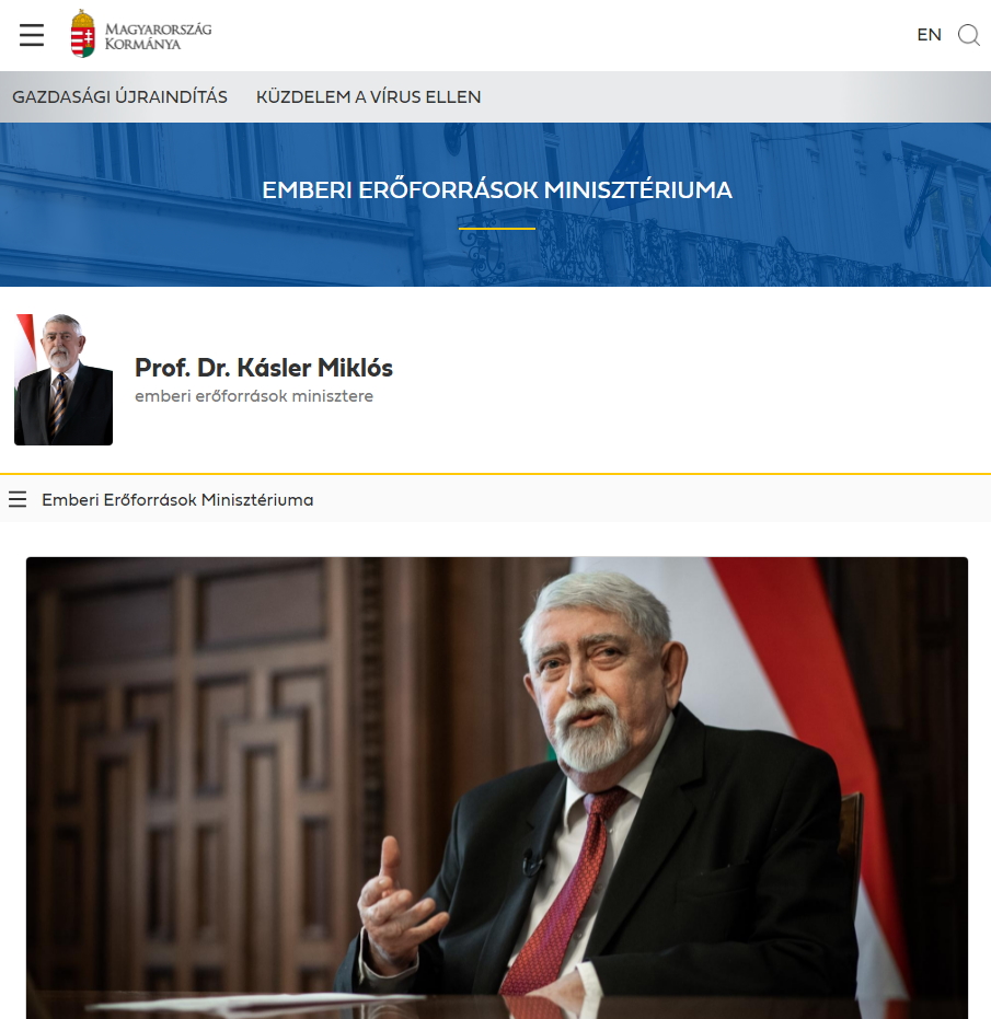 Egszsggyi Minisztrium