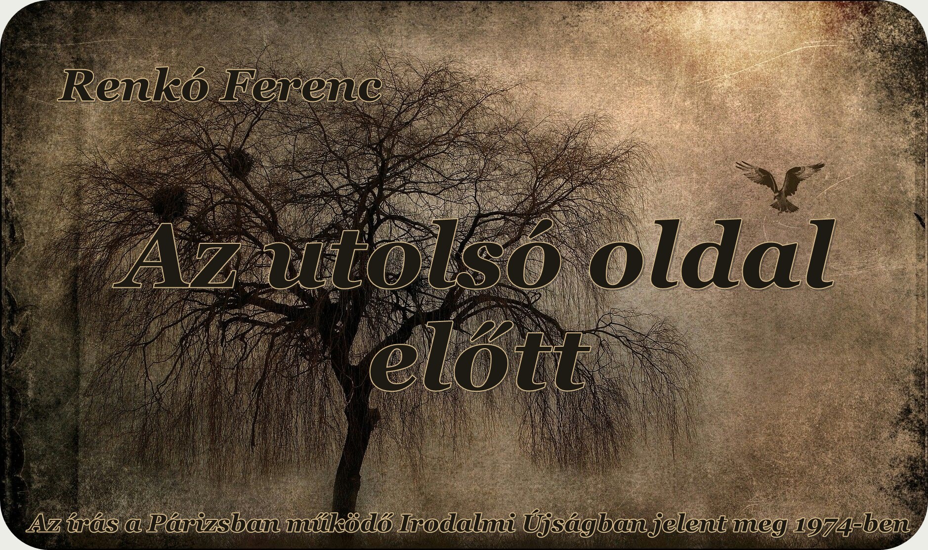 Az utolsó oldal előtt