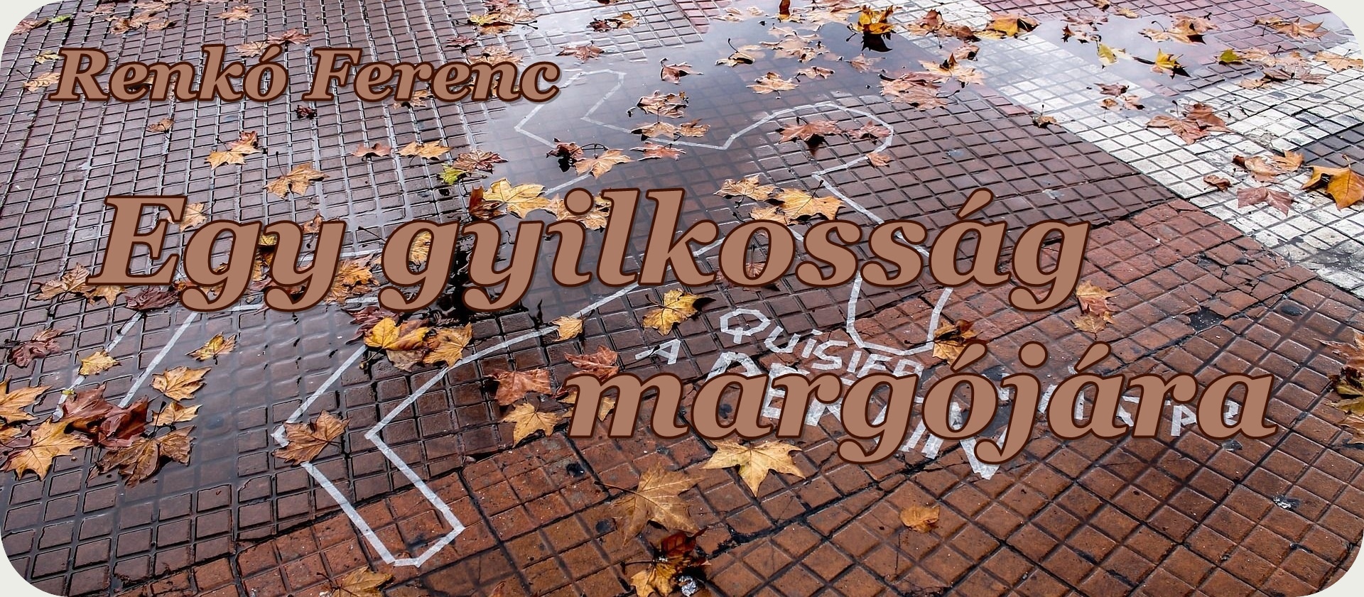 Egy gyilkosság margójára