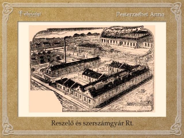 ERzsébetfalva: Reszelőgyár látképe.