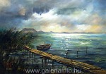 Balatoni vihar - 50x70 - olaj