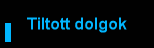 Tiltott dolgok