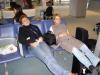 Sleeping in the airport