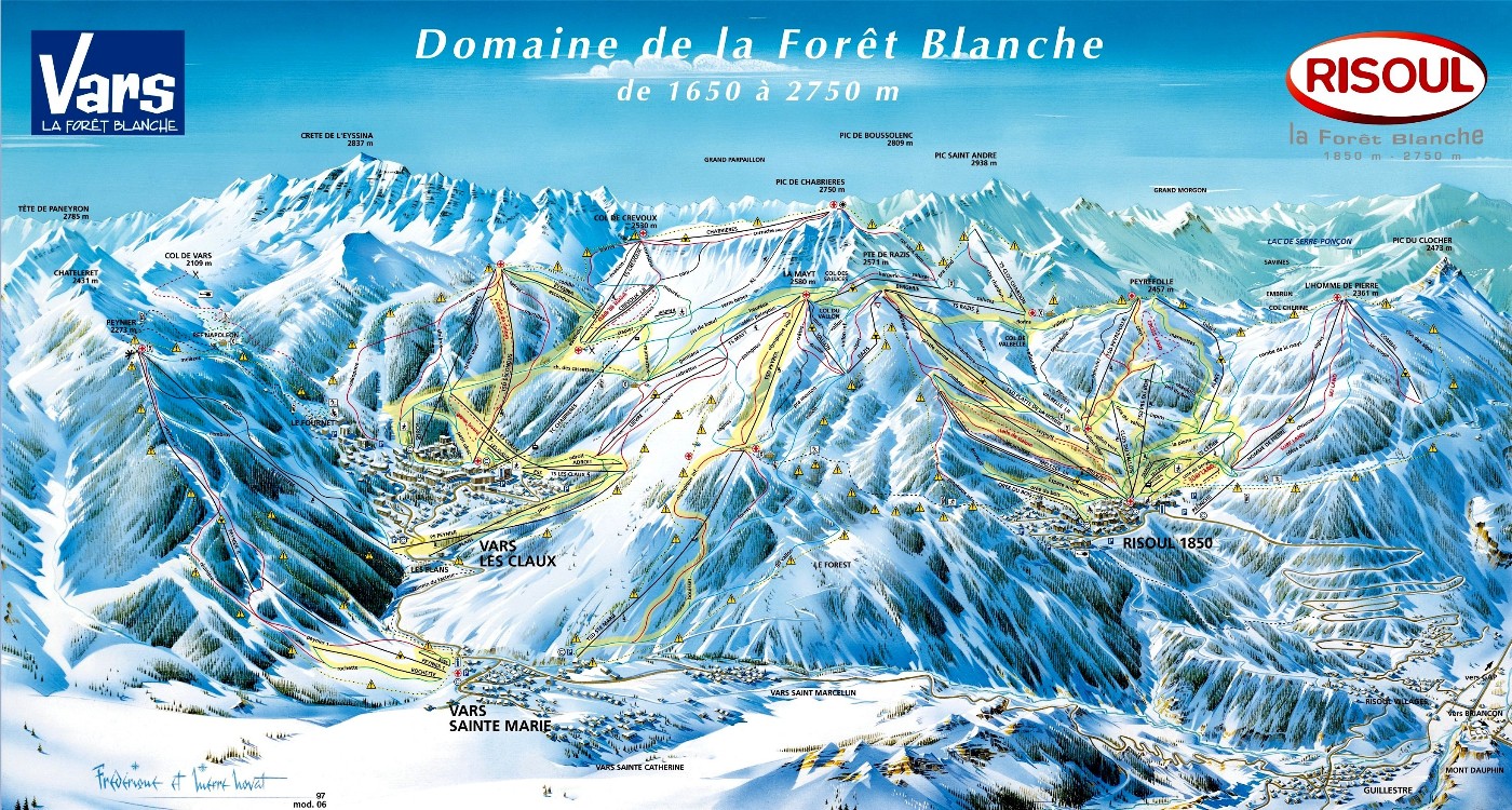 Haute-Savoie, Risoul, Vars - La Fort Blanche
