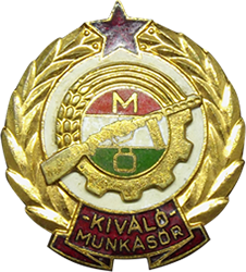 Kiváló munkásőr jelvény