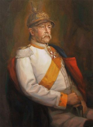 a képen Otto von Bismarck herceg látható...
