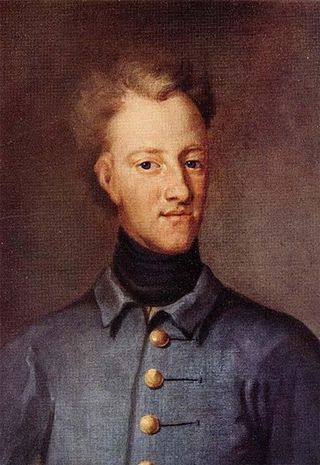 a képen XII.Károly svéd király látható...
