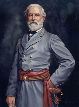 a képen Robert E. Lee látható...