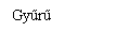 Szvegdoboz: Gyr