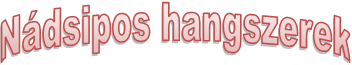 Ndsipos hangszerek
