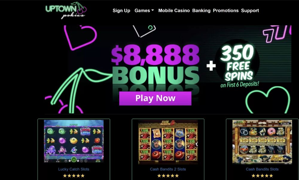 uptown pokies login australia nz with neosurf