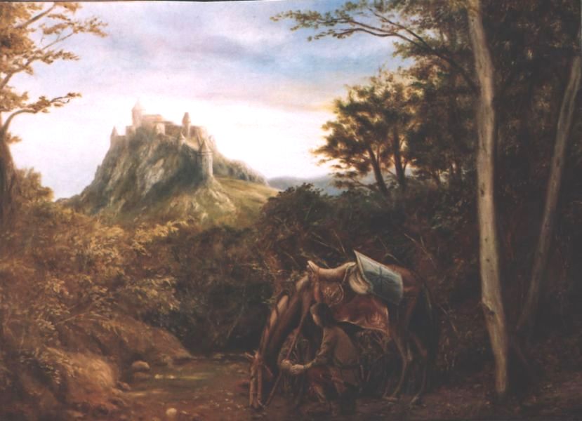 Itat�s II., 50x70cm, olaj, v�szon, 50x70cm, 2006.