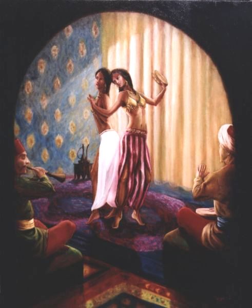 Keleti var�zs II., 50x50cm, olaj, v�szon, 2005.