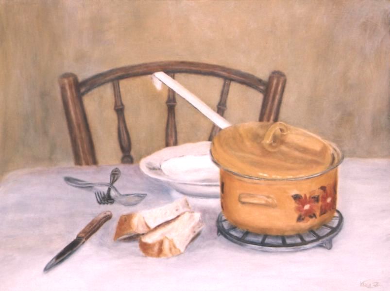 Eb�d, 63x47cm, olaj, farost, 2006.