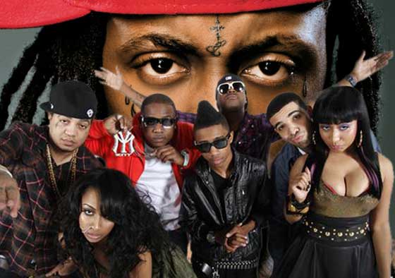 lil wayne and young money bedrock. Young Money-Bed Rock