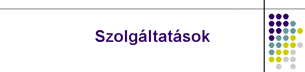 Szolgltatsok