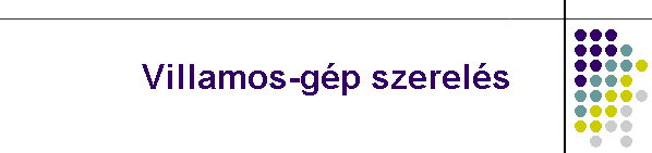 Villamos-gp szerels