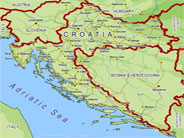 Horvtorszg trkpe