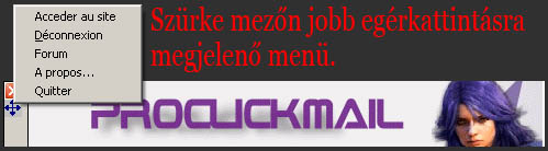 A Barre jobbgombos menje
