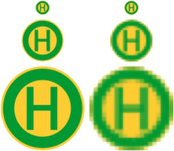 vektorgrafikus kép - Rasztergrafikus kép
