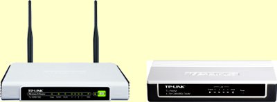 Vezeték nélküli és vezetékes router