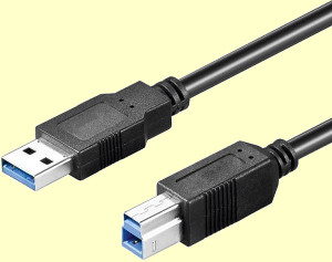 USB „A” és „B” csatlakozó