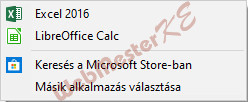 Program társítása